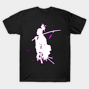 dark samurai anime warrior gift T-Shirt